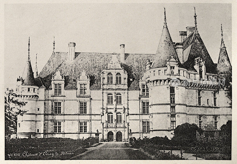 Château d'Azay-le-Rideau，法国，法国文艺复兴早期建筑